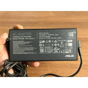 Bán sạc Laptop Asus Gaming TUF Chân Kim , 200W ( 20V - 10A ) Hàng Cũ Zin Theo Máy , Chính Hãng