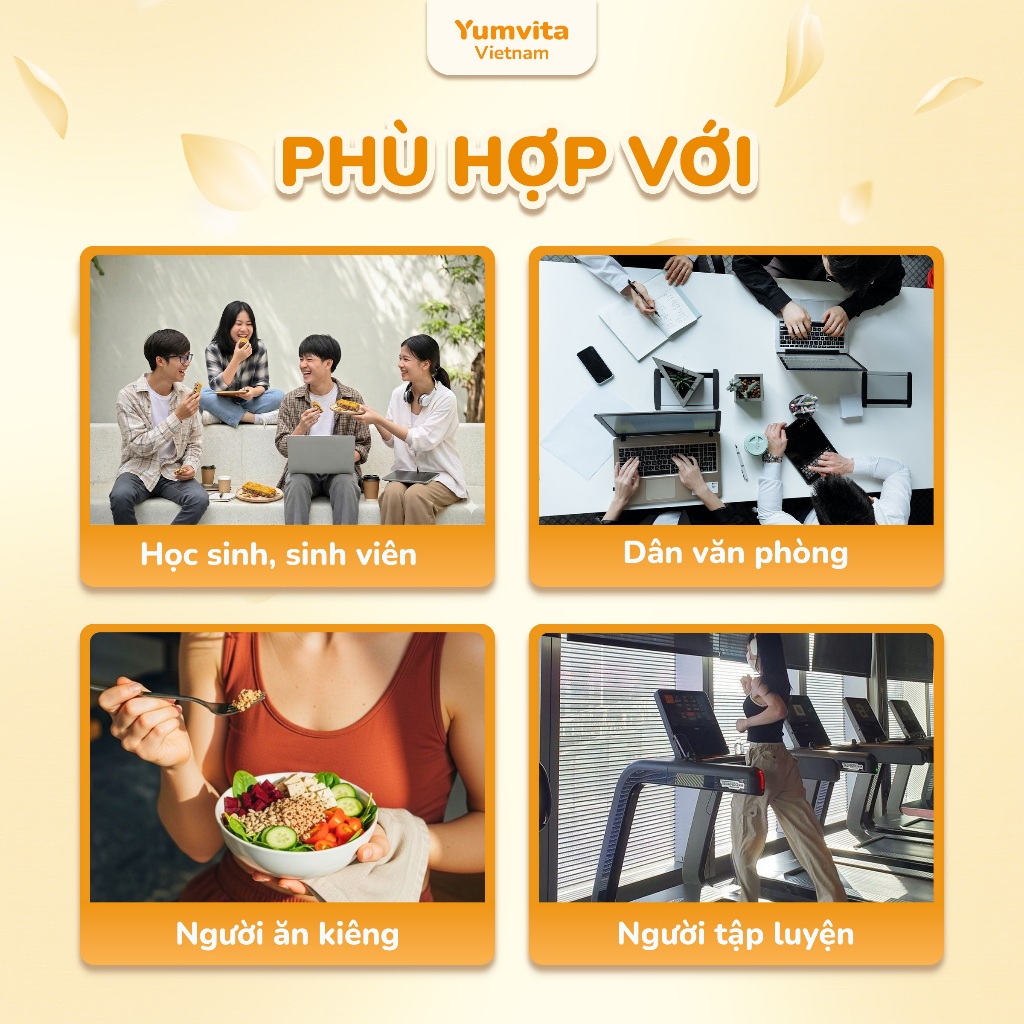 Thanh Gạo Lứt Năng Lượng Vị Chà Bông Yumvita - Hộp 10 Thanh 200g Siêu Hạt Ăn Kiêng Lành Mạnh