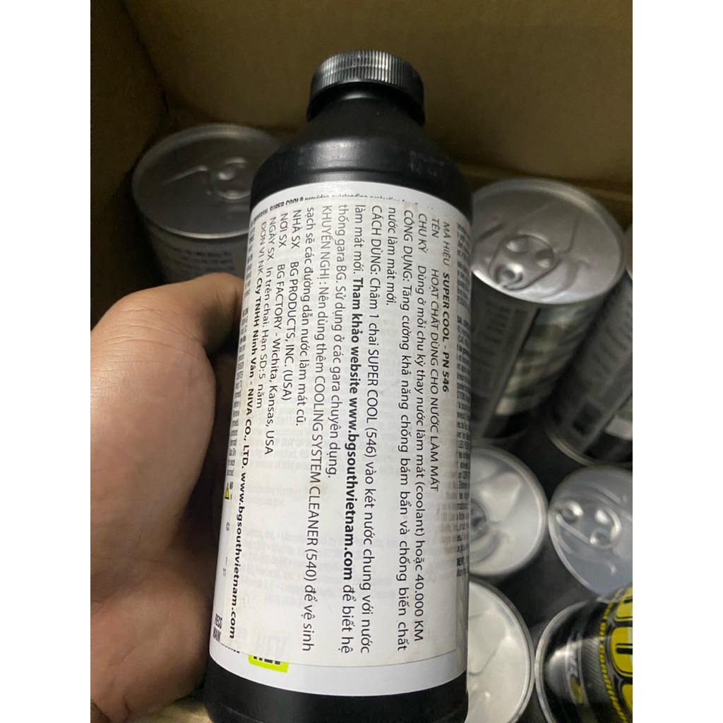 [CHÍNH HÃNG] Phụ gia tăng cường nước làm mát BG Universal Super Cool (PN 511) - Chống ăn mòn và Giải nhiệt cực nhanh