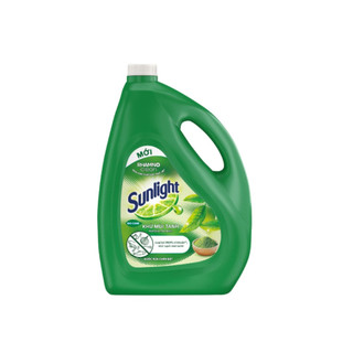 Nước rửa chén Sunlight khử mùi tanh matcha trà Nhật can 3.3 lít