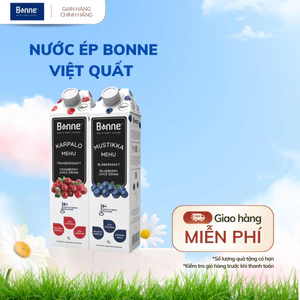 Nước Ép Bonne Phần Lan 1 Hộp 1L - Nam Việt Quất - Việt Quất