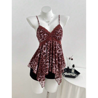 Áo tank top nữ hoa tiết y2k