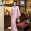 Set Bà Ba Suông Chất Liệu Vải Tencen Tơ Tằm Ánh Kim Chữ Thọ Phối Cúc Bọc Size S M L - DL001