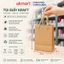 Túi Giấy Gói Quà Tặng A4 A5 A6 - Giấy Kraft Nhật 160gsm, Túi Quà Tặng Mỹ Phẩm Giáng Sinh Noel