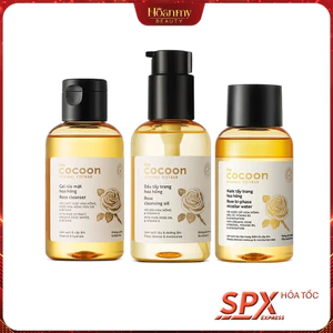 Dầu tẩy trang hoa hồng Cocoon tẩy sạch makeup chuyên nghiệp & dưỡng ẩm 140ml