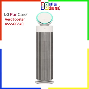Máy Lọc Không Khí LG PuriCare™ AeroBooster AS55GGSY0 - Hàng Chính Hãng - Lọc Bụi Mịn, Khử Khuẩn - Bảo Hành 12 Tháng