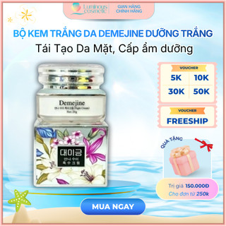 Kem Demejine  Bộ Kem Trắng Da Demejine Dưỡng Trắng, Tái Tạo Da Mặt, Cấp ẩm dưỡng 50mg
