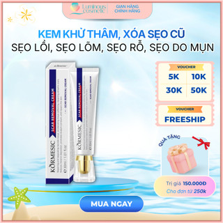 Kem Mờ Sẹo Kormesic Chính Hãng Hỗ Trợ Giảm Sẹo Mụn Sẹo Bỏng Sẹo Thủy Đậu, Phục Hồi Da Mềm Mịn 30ml