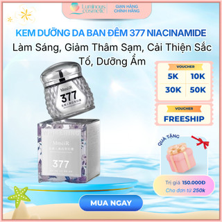 Kem Dưỡng Da Ban Đêm 377 Niacinamide – Làm Sáng, Giảm Thâm Sạm, Cải Thiện Sắc Tố, Dưỡng Ẩm, Giúp Da Mịn Màng