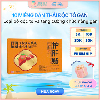 Miếng Dán Thải Độc Gan  Giúp  Thanh lọc ,Loại Bỏ Độc Tố Và  Ngủ Ngon Giấc