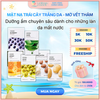 Chính hãng(Mặt nạ trái cây PRETTYSKIN trắng da 1 miengchống vết nhăn mịn màng mờ vết thâm