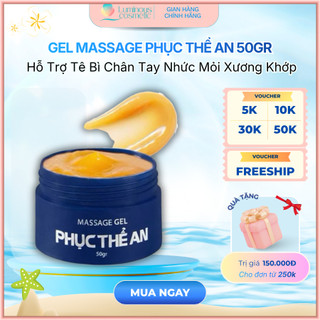 MUSECOS Cao Xoa Bóp Xương Khớp Phục Thể An Chính Hãng 50g, Gel Xoa Bóp Thư Giãn Cơ Bắp, Tiện Lợi Mang Theo