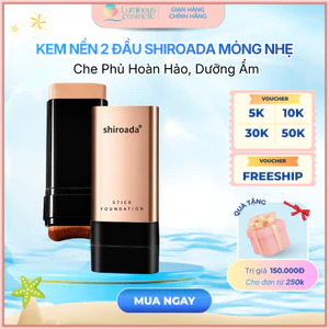 Kem Nền Shiroada Stick Foundation Chính Hãng, Che Khuyết Điểm, Che Quầng Thâm, Dưỡng Ẩm, Lớp Nền Mịn