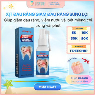 Xịt chăm sóc răng miệng Herbal Mint - Công thức kháng khuẩn tự nhiên + Loại bỏ mảng bám buốt răng Khóa ẩm lâu trôi(20ml