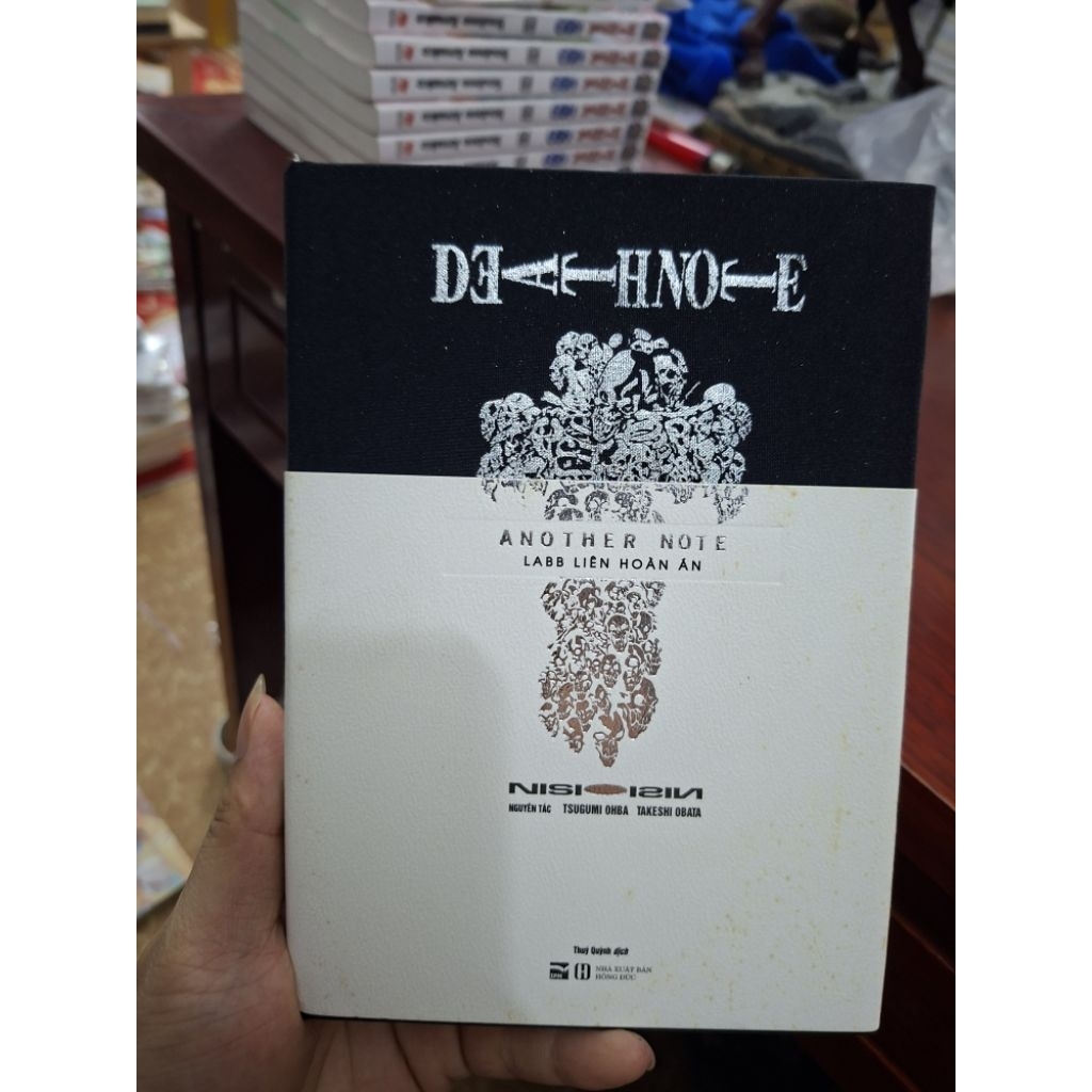 Labb Liên hoàn án death note bìa cứng unseal, bìa trắng hơi bẩn ...