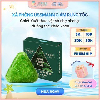Xà Phòng USSMANN Lá Tuyết Tùng Hỗ Trợ Giảm Rụng Tóc Giúp Tóc Chắc Khỏe 100mg