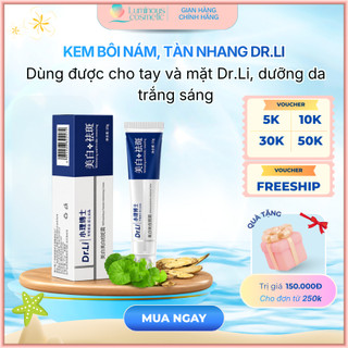 Kem bôi đồi mồi thảo dược Dr.Li - Kem bôi nám, tàn nhang, đồi mồi, dùng được cho tay và mặt Dr.Li, dưỡng da trắng sáng