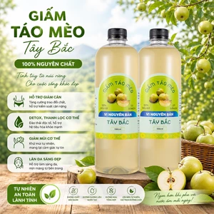 2 Chai Giấm Táo Mèo Nguyên Chất Tây Bắc Hữu Cơ Giảm Cân An Toàn Hiệu Quả Nhất Cấp Tốc