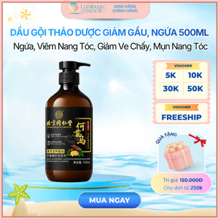 Dầu gội mẫu hót nhất 'LINH CHI ĐEN nhân sâm   ĐỒNG NHÂN ĐỪỜNG