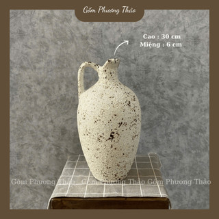 Bình Hoa Bát Tràng Men RUSTIC Hạt Tiêu Cao Cấp Nhiều Kiểu Dáng