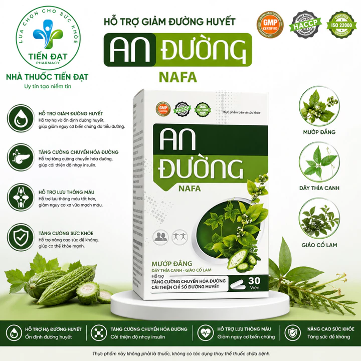 An đường Nafa hỗ trợ cải thiện chỉ số đường huyết cho người bệnh tiểu đường