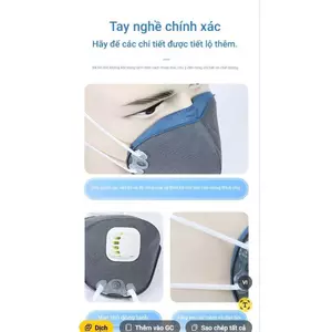 COMBO 10 KHẨU TRANG KN95C750C[ MẪU MỚI ]PHONG CHỐNG ĐỘC BỤI MỊN, HÓA CHẤT