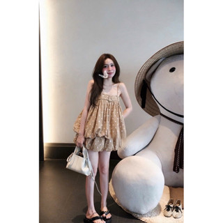 •𝙆𝙞𝙣𝙜𝙨𝙝𝙤𝙥𝙗𝙚𝙖𝙪𝙩𝙮•Set Áo Hai Dây Chấm Bi Quần Bom L1