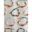 Vòng Tay Nữ Cờ Việt Nam Hạt Cườm Charm Đá Pastel Gốm Quà Tặng Bạn Gái Phong Cách Dễ Thương Dây Sáp