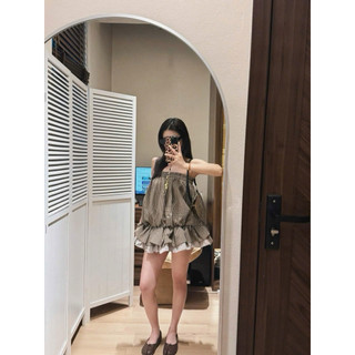 •𝙆𝙞𝙣𝙜𝙨𝙝𝙤𝙥𝙗𝙚𝙖𝙪𝙩𝙮•Jump Quây Chun Kẻ Xinh L1