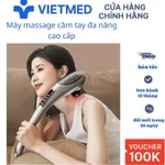 Máy Massage Cầm Tay  6 Đầu Đa Năng Không Dây | Massage Giảm Đau Cơ Bắp, Vai Gáy, Eo Lưng, Thư Giãn Toàn Thân — ảnh 1