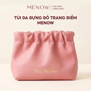Túi da đựng đồ trang điểm MENOW
