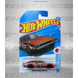 Kwang Playground - Xe mô hình Hot Wheels basic Nissan Skyline 2000 GT-R (cam) - Case D 2026