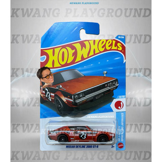 Kwang Playground - Xe mô hình Hot Wheels basic Nissan Skyline 2000 GT-R (cam) - Case D 2026