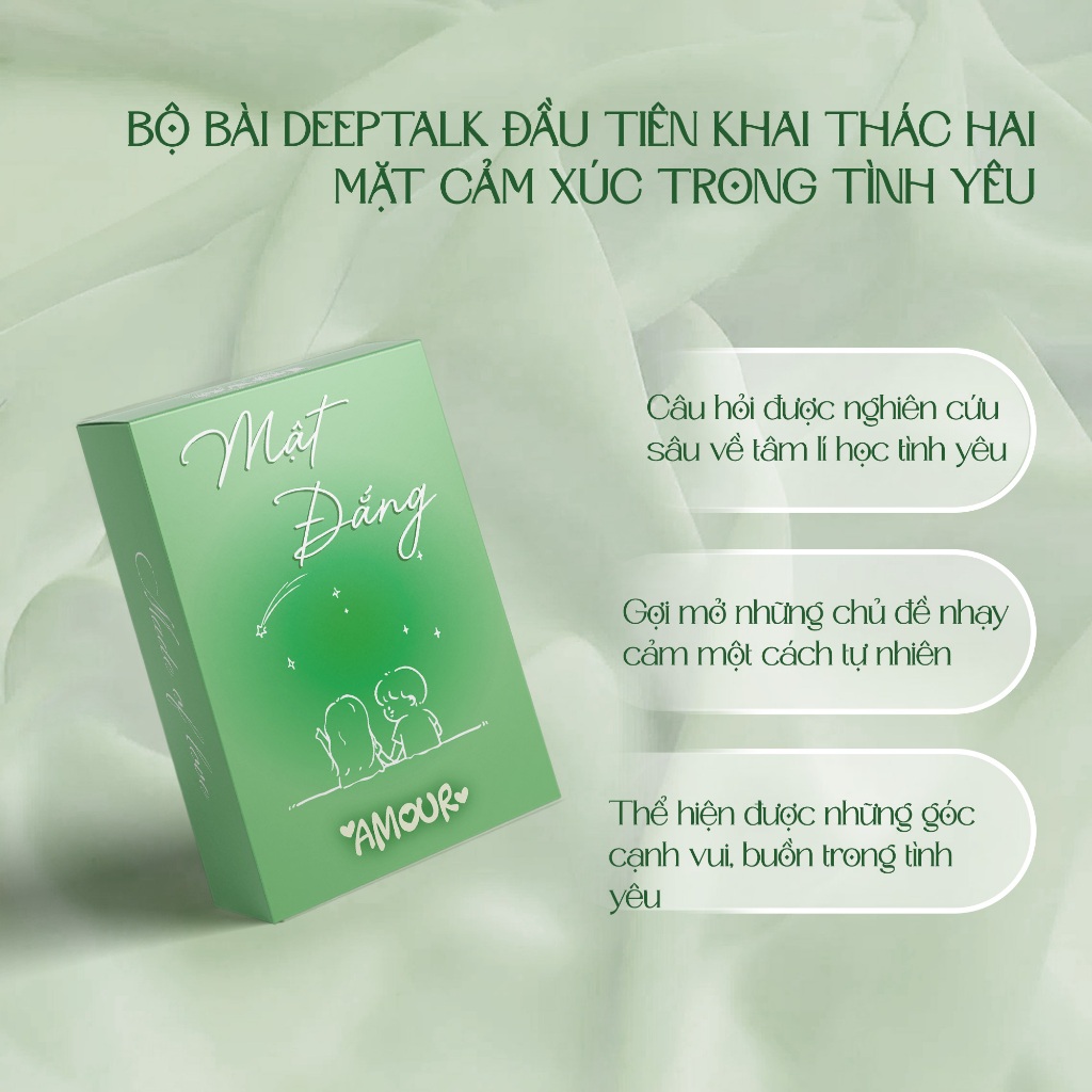 Quà Valentine Bộ Bài Tình Yêu Mật Đắng Boardgame Dành Cho Cặp Đôi Khai Thác 2 Mặt Buồn Và Vui