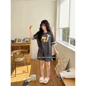 Set bộ cotton Gill xám hoa nhí xe? lưng QCCC