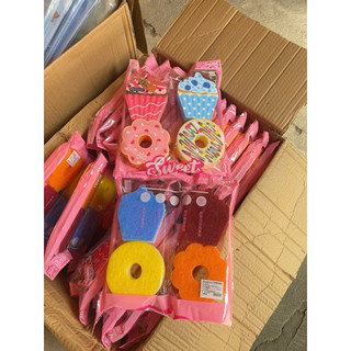 Sét 4 miếng bọt biển rửa chén bát hình bánh ngọt siêu xinh 🌸🌸🌸
