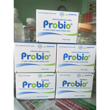 Men Vi Sinh PROBIO - hỗ trợ tăng cường hệ vi sinh đường ruột, giảm đau bụng, đầy hơi (hộp 14 gói)