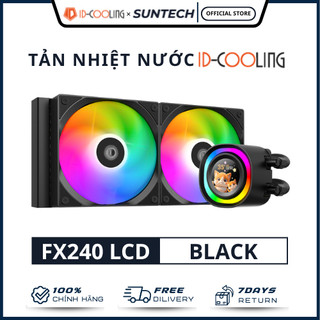ản Nhiệt Nước AIO ID-COOLING FX240 LCD - Màn Hình LCD Thông Minh, TDP 280W, Hiệu Năng Mạnh Mẽ, Thiết Kế Đen Tuyền Sang T