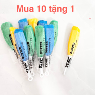 Combo 10 tặng 1 Chổi quét bụi, thụ phấn sầu riêng nilong đài loan mini lông mềm mịn màu ngẫu nhiên