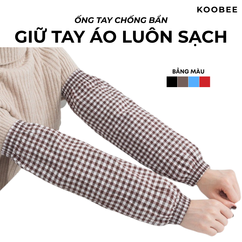 Bao Ống Tay Áo Làm Bếp KOOBEE – Chống Dầu Mỡ, Ngăn Ám Mùi, Dùng Khi Nấu Ăn & Làm Việc (NB57)