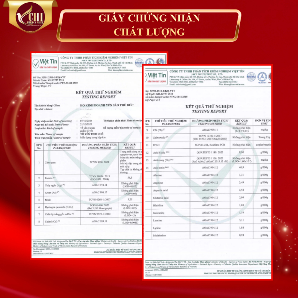 Yến Thô Bể Lớn Già Gân (Kèm Đồ Chưng) - Yến Chi - Yến Thô