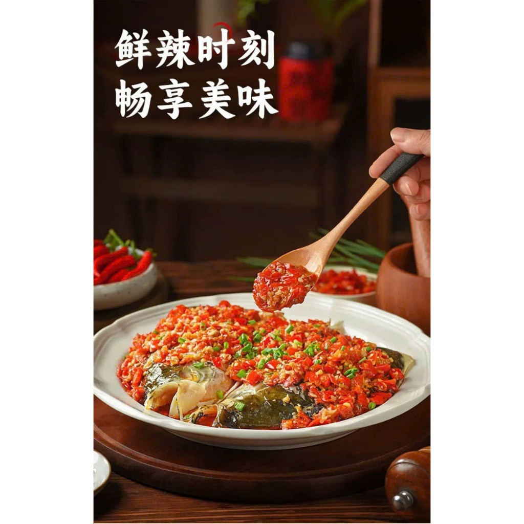 Ớt Băm Tan Tan Xiang Gói 12g Vị Cay Vừa & Siêu Cay Tỏi Thơm, Ớt Chưng Trộn Cơm, Mì Cay Tê Chuẩn Vị Trung Hoa Luka Food