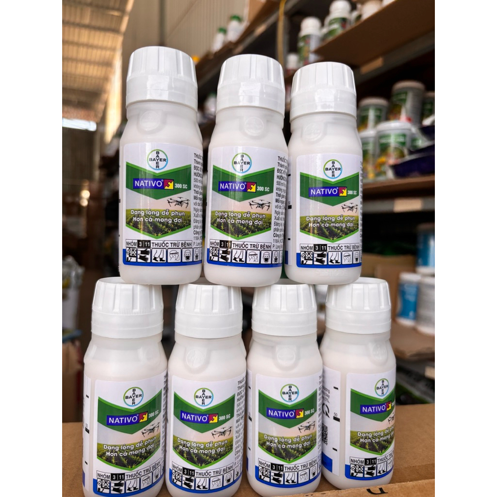 NATIVO  Bayer gói 6g- Chai 100ml- Chuyên trừ các loại nấm bệnh,  thán thư, phấn trắng cây trồng
