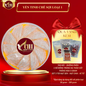 Tổ Yến Tinh Chế Đắp Sợi Sạch Lông (Kèm Đồ Chưng) - Yến Chi - Yến Tinh Chế