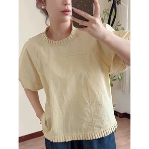 𝗥𝗲𝗺 - Áo Linen xếp li