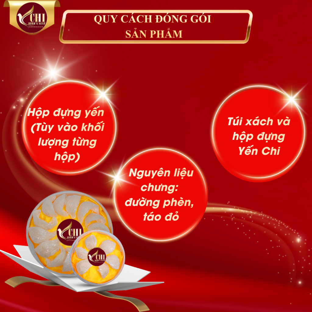 Yến Rút Lông Khô Nguyên Tổ Nguyên Chất 100% - Dòng Yến Cao Cấp - Yến Chi