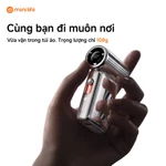 mini life Quạt cầm tay 108g thiết kế nâng cấp pin lâu tốc độ cao sạc USB quạt turbo mạnh mẽ kiểu dáng thời trang bỏ túi — ảnh 6