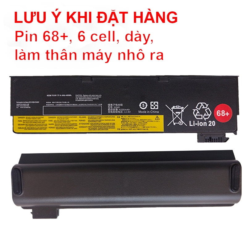 (BH 12 THÁNG) Pin Lenovo ThinkPad X240 X250 X260 X270 T440 T450 T450s T460 T460s T460p T470p 68+