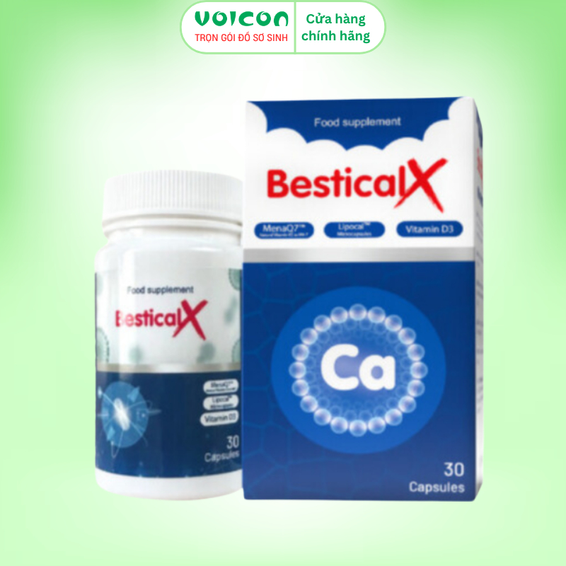 [KÈM QUÀ] Combo 2 chai - Canxi Sinh Học Bestical Cho Bé Từ 4 Tháng & Bestical X Giúp Xương Răng Khỏe