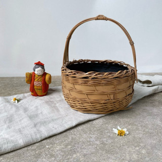 Giỏ Đan Mây Decor Trang Trí Vintage - Hàng Nhật 2hand